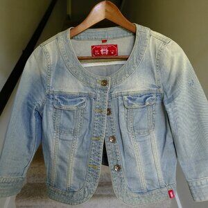 edc cowgirl high waist denim jacket